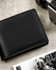 A two-piece gift set: Leatherette wallet & key ring by ROVICKY R-SET-M-N003-PUA BLA