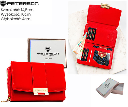 Portfel damski eko PTN 0015-JI Red