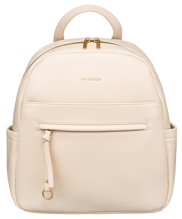 Plecak damski PU PTN T39013 L.Beige