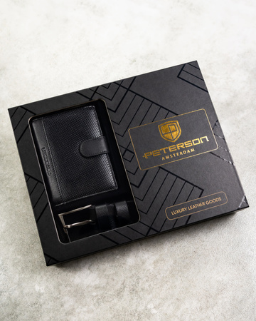 Zestaw portel+pasek PTN N4L-DOT-BW Black