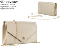 Torebka kopertówka R-XS030-1 Gold