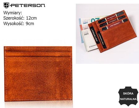 Skórzane etui na dokumenty PTN CAW22722 Autu
