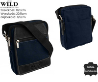Leather+canvas bag Always Wild 251-MHC