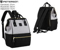 Plecak PTN ALFA Black-Grey
