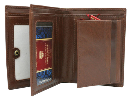 PETERSON PTN 22310-VT RFID leather wallet