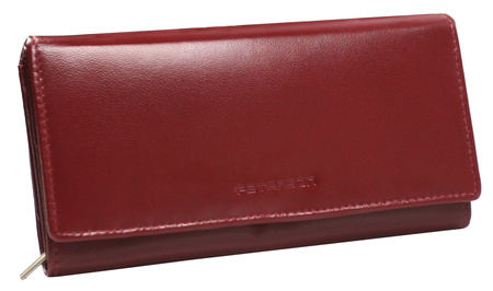 Portfel damski skórzany PTN RD-12-NGV Burgundy