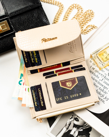 Portfel damski skórzany PTN 76112-BFBC Red