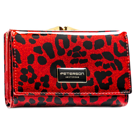 Portfel damski skóra+PU PTN PS108-PDS Red