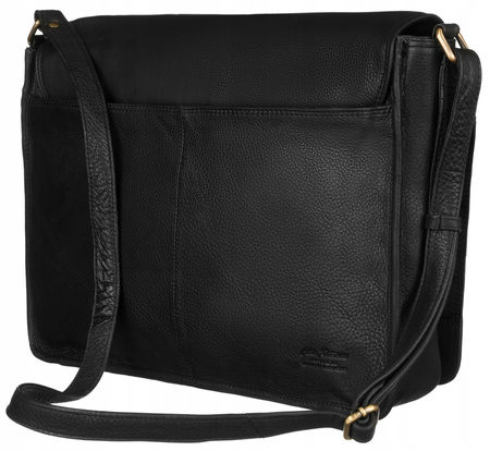 PETERSON PTN 1725-NDM leather laptop bag