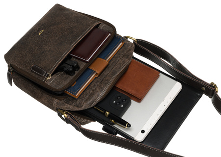 Torba skórzana PTN 8021-SCC Brown