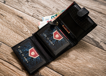 PETERSON PTN 339ZA RFID leather wallet