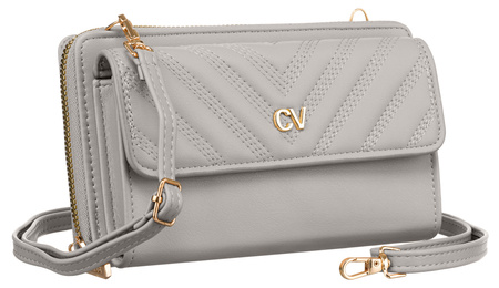 PU handbag-wallet M-11-7942 Gray