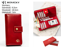 Portfel damski PU R-POR-01-F7 Red