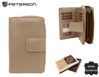 Peterson leather wallet PTN RD-48-GCL BEIGE