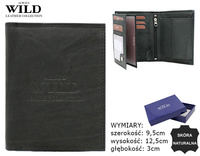 Portfel męski skórzany AW-N4-MAL Black