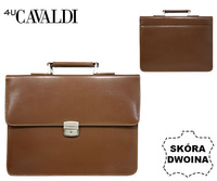 Aktówka skórzana B020139-S Brown