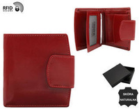 Leather women wallet D314-BFA-NL RED
