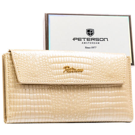 Portfel damski eko PTN-POR-04-RS Beige