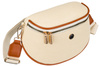 Saszetka-Nerka PU PTN MIS-07 Ecru-Brown