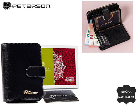 Portfel damski skórzany PTN PL-602 Black