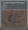 Portfel męski skórzany Blister N4-CHM-DOG-2-BL Brown