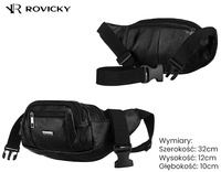 Saszetka skórzana R-13215 Black