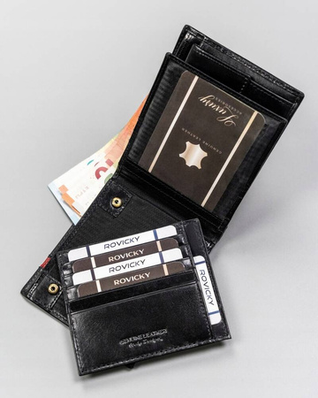 Portfel skórzany RFID ROVICKY 22321-RVTP