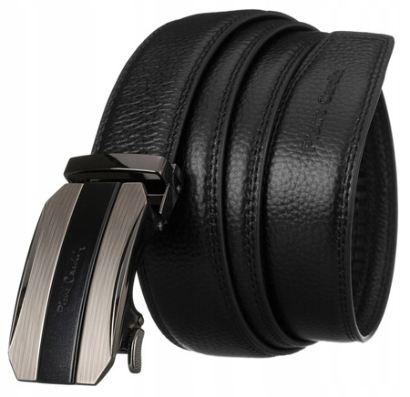 Men's Gift Set: Natural Leather Wallet and Belt with Automatic Buckle - Pierre Cardin ZM-PC25-1140 