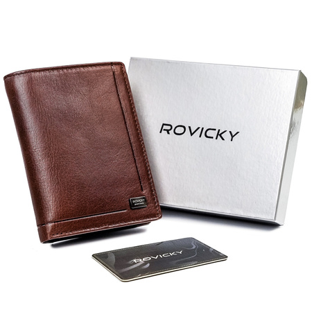 ROVICKY PC-101L-BAR RFID leather wallet