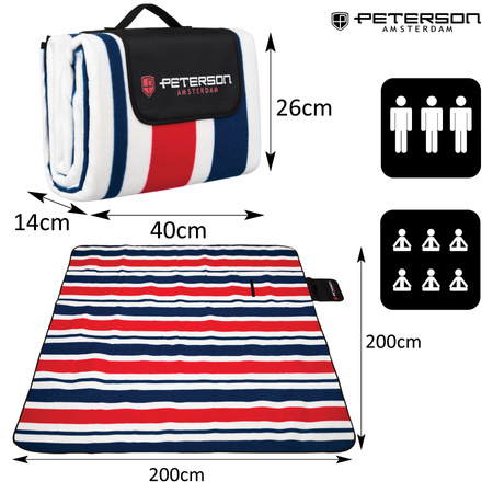 Koc Piknikowy PTN KOC4 Navy red