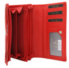 Portfel damski skórzany na blistrze R-D1521-NCD-BL Red