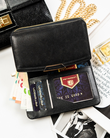 Portfel damski skórzany PTN 76112-BFBC Red