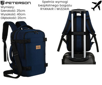 Plecak podróżny PTN BIELIK Navy