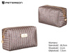 A glittering single-compartment travel vanity bag PTN KOS-L02-B L.Pink Peterson