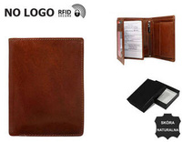 Men's leather wallet N4-VT-NL BROWN