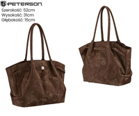 Torebka damska PU PTN TOR-ALE-25 Brown