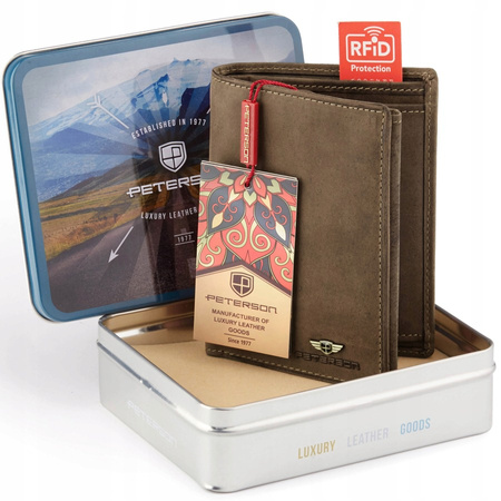 PETERSON PTN 339 2-1-4 RFID leather wallet