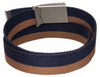 PETERSON PTN SILV-NAV-BR webbing belt
