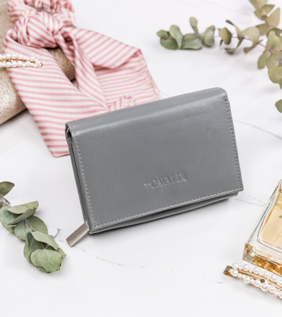 Portfel skórzany RD-02-GCL Gray