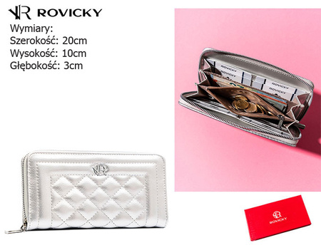 Portfel piórnik eko R-PRK-03-HRH Silver