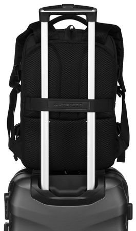 Laptop Backpack with Suitcase Strap Peterson PTN PTY-04 Black