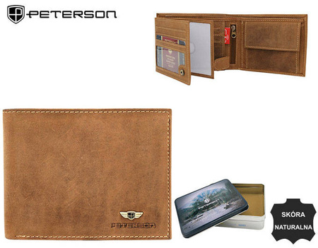 PTN 304 2-1-5 COGNAC leather wallet