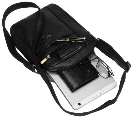 Torba skórzana PTN 8022-NDM BLACK