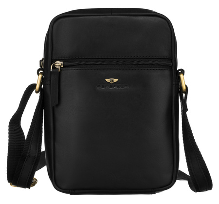Torba skórzana + Etui PTN 704E-OPU Black