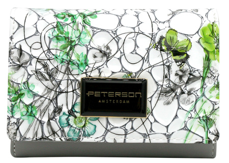 Portfel damski skóra+PU PH30-LFL Green