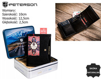 Portfel skórzany Peterson PTN 317.01-5835