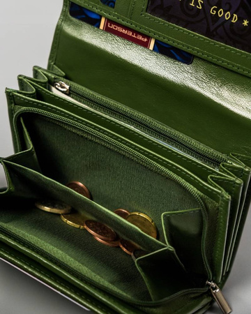 PETERSON PTN RD-22-GCL-Y RFID leather wallet