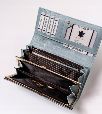 Leather wallet 72401-SH