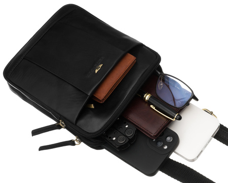 Torba skórzana + Etui PTN M22-TUM Black