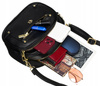 Set: handbag + pouch made from eco-leather PU R-KP-16-A19 Black